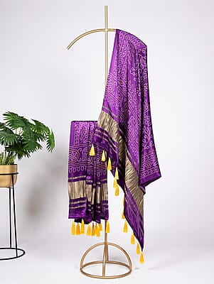 B1470: Beautiful Gajji Silk Duppata