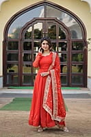 B3023: Beautiful Georgette 2PC Long Dresses B3023: Beautiful Georgette 2PC Long Dresses