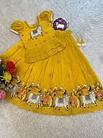 P550: Beautiful Crushed Silk Pichwai Design Lehenga Sets P550: Beautiful Crushed Silk Pichwai Design Lehenga Sets