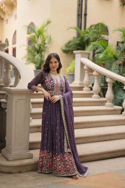 P409:Beautiful 3pc Georgette Sharara Sets