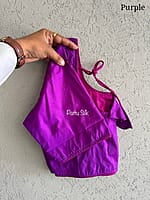 V140: Beautiful Readymade Pure Pattu Blouses