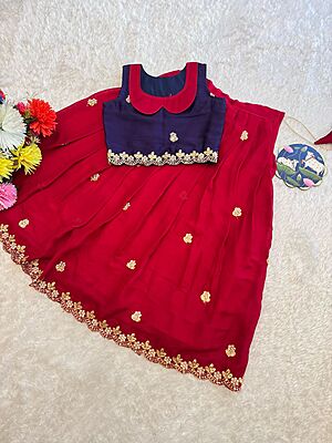 P593: Beautiful Chinnon Silk Lehanga Sets