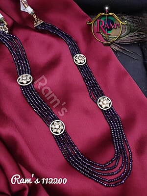 M131: Purple Beads Long Haram