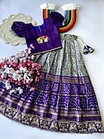 P63: Beautiful Kids Dola Silk Lehenga Sets P63: Beautiful Kids Dola Silk Lehenga Sets