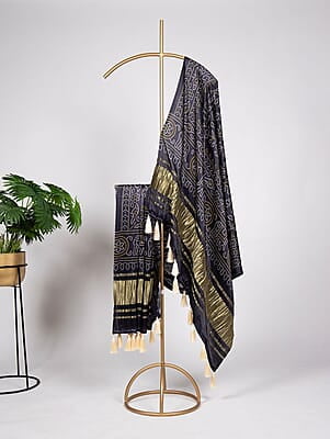 B1480: Beautiful Gajji Silk Duppata