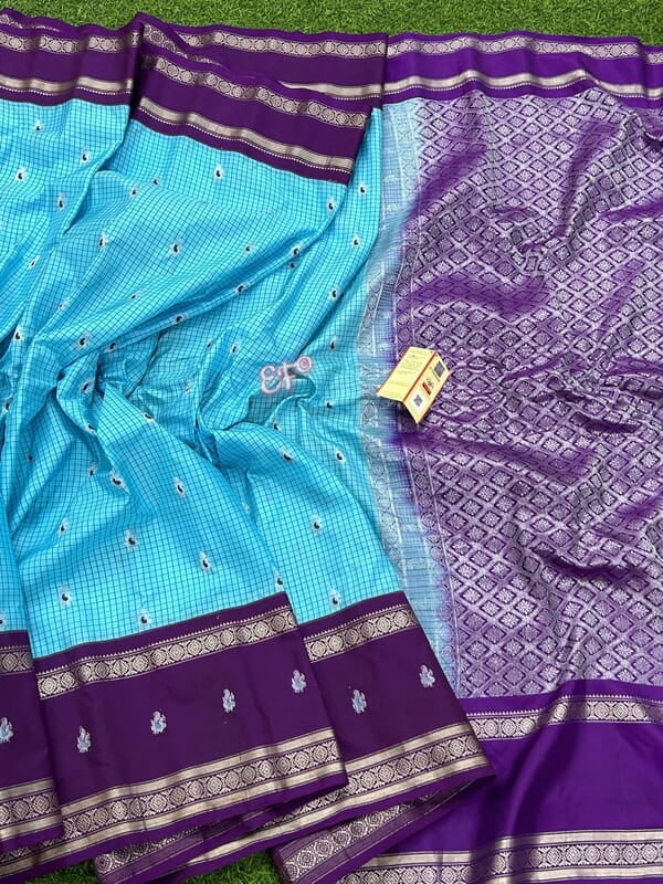 M1222:Pure gadwal silk saree with stitched blouse M1222:Pure gadwal silk saree with stitched blouse