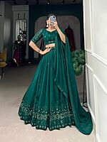 V182: Beautiful Designer Georgette Lehanga set