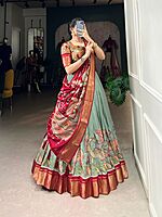 V543: Beautiful Dola Silk Lehanga Sets