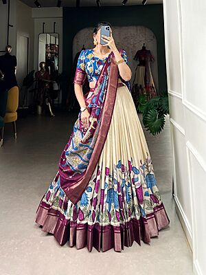 V543: Beautiful Dola Silk Lehanga Sets