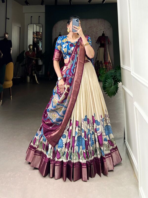 V543: Beautiful Dola Silk Lehanga Sets