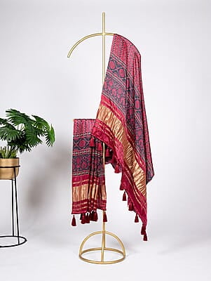 B1481: Beautiful Gajji Silk Duppata