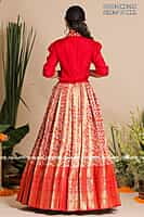 B3340: Beautiful Pure Dola Silk Lehanga Set