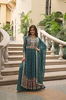 P409:Beautiful 3pc Georgette Sharara Sets