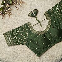 V668:Beautiful Readymade Embroidery Work Blouses