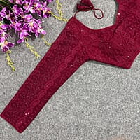 V303: Beautiful Readymade lucknowi work full sleeves blouses V303: Beautiful Readymade lucknowi work full sleeves blouses