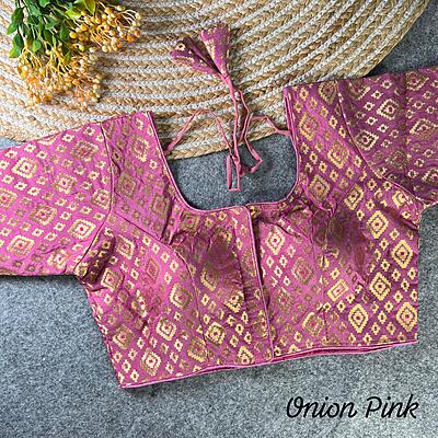 P612: Readymade Banarasi Jacquard  Blouses