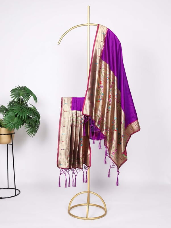 B468: Designer Soft Silk Paithani Duppata B468: Designer Soft Silk Paithani Duppata