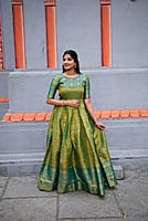 V144: Beautiful Kanjivaram Long Frocks V144: Beautiful Kanjivaram Long Frocks