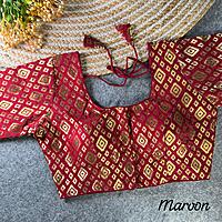 P612: Readymade Banarasi Jacquard Blouses P612: Readymade Banarasi Jacquard Blouses