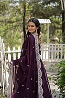 Beautiful Georgette Long Frocks with Duppata