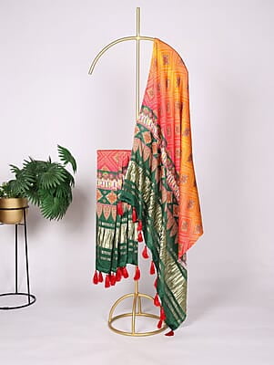 B1485: Beautiful Gajji Silk Duppata