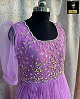 B3029: Beautiful Designer Net Frock