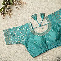 V668:Beautiful Readymade Embroidery Work Blouses