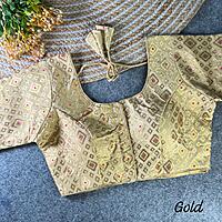 P612: Readymade Banarasi Jacquard Blouses P612: Readymade Banarasi Jacquard Blouses