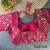 P612: Readymade Banarasi Jacquard Blouses P612: Readymade Banarasi Jacquard Blouses