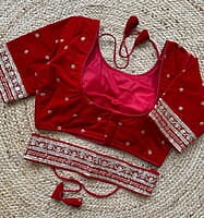 V146: Beautiful Readymade velvet blouses with belt V146: Beautiful Readymade velvet blouses with belt