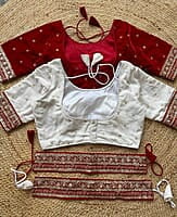 V146: Beautiful Readymade velvet blouses with belt V146: Beautiful Readymade velvet blouses with belt