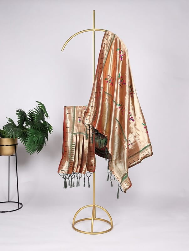 B466: Designer Soft Silk Paithani Duppata B466: Designer Soft Silk Paithani Duppata