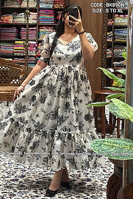 B1460: Beautiful Kota Silk Frocks
