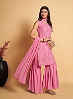 B1488: Beautiful 3PC Sharara Sets