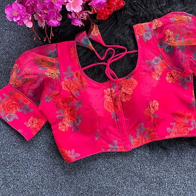 V147: Beautiful Readymade organza blouses