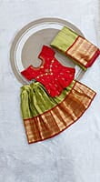 B3342: Beautiful Soft Silk Kids Designer Lehenga Set B3342: Beautiful Soft Silk Kids Designer Lehenga Set