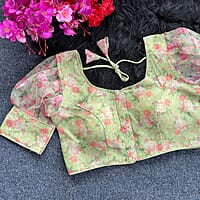 V147: Beautiful Readymade organza blouses V147: Beautiful Readymade organza blouses