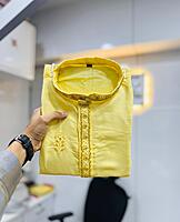 P615: Mens Silk Kurtapajama Sets