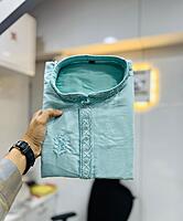 P615: Mens Silk Kurtapajama Sets