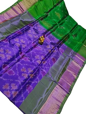 M1243:Beautiful Uppada soft silk sarees it comes with unstitched blouse