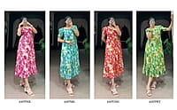 B1463: Beautiful Georgette Frocks