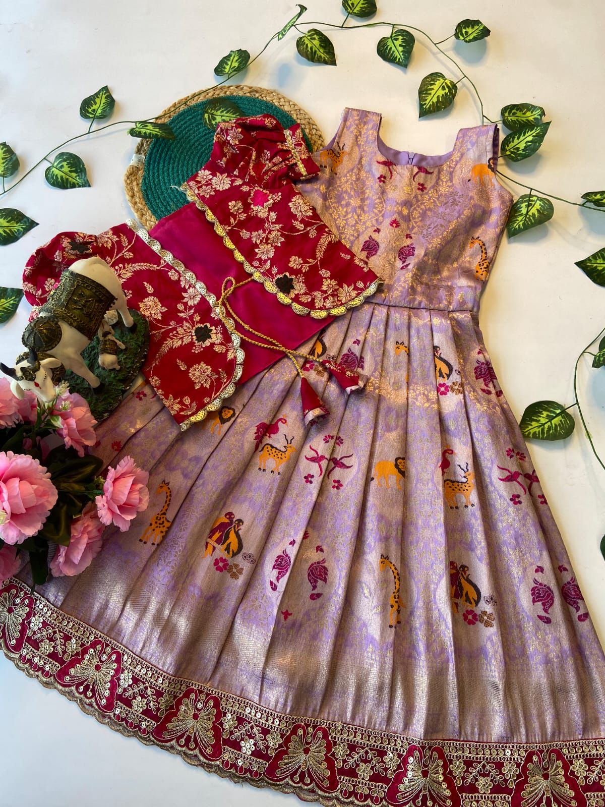 P505: Beautiful Kids Frocks With jacket P505: Beautiful Kids Frocks With jacket