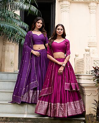 P309: Beautiful Soft Silk Lehanga Sets