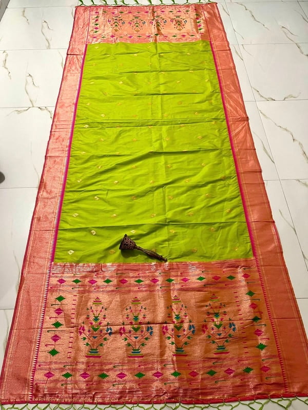 S0030: Soft Silk Paithani Duppatas