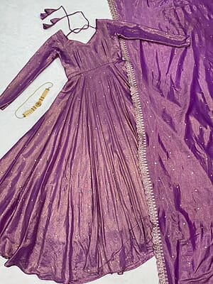 B1960: Beautiful Soft Dola Silk Lehenga Set