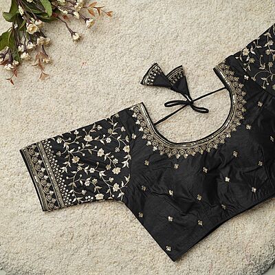 V668:Beautiful Readymade Embroidery Work Blouses