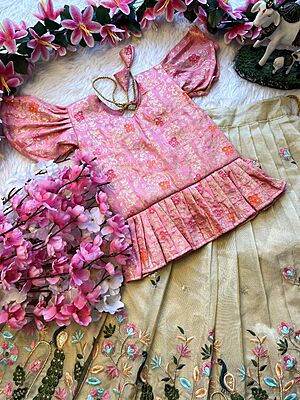 P595: Beautiful Dola Silk Lehenga Sets