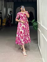 B1463: Beautiful Georgette Frocks