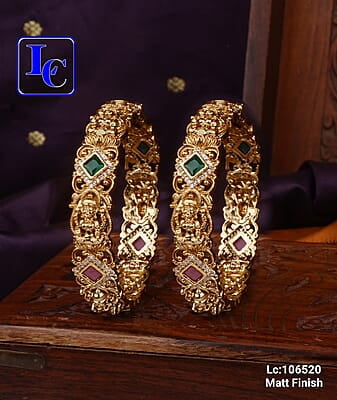 V80: Beautiful  Matt Finish Bangles