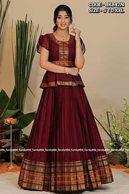 B3338: Beautiful Narayanpet Lehenga Set
